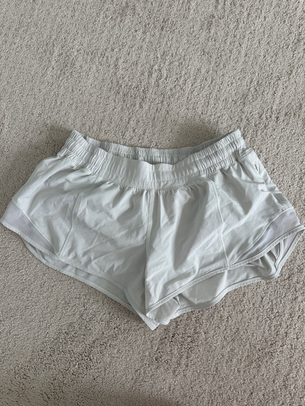 lululemon athletica White Athletic Running Shorts